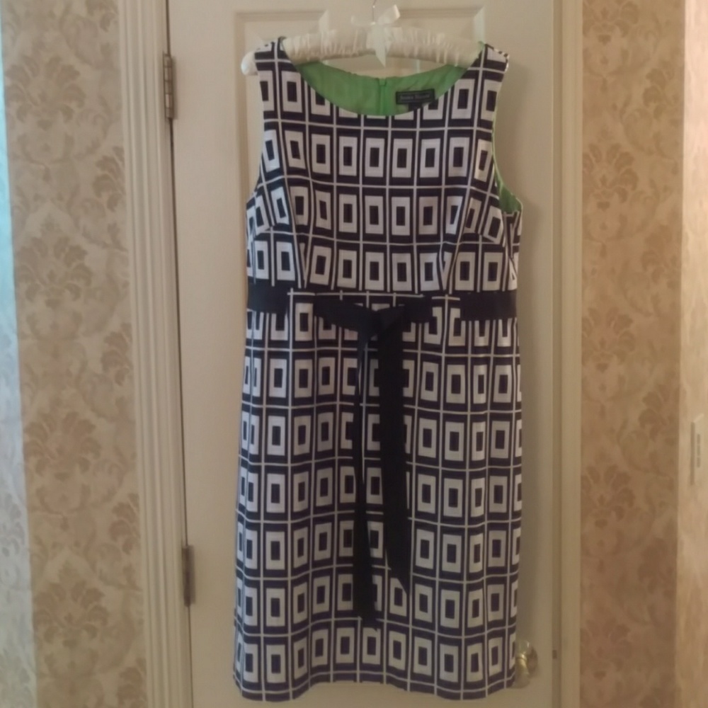 Black and white summer dress